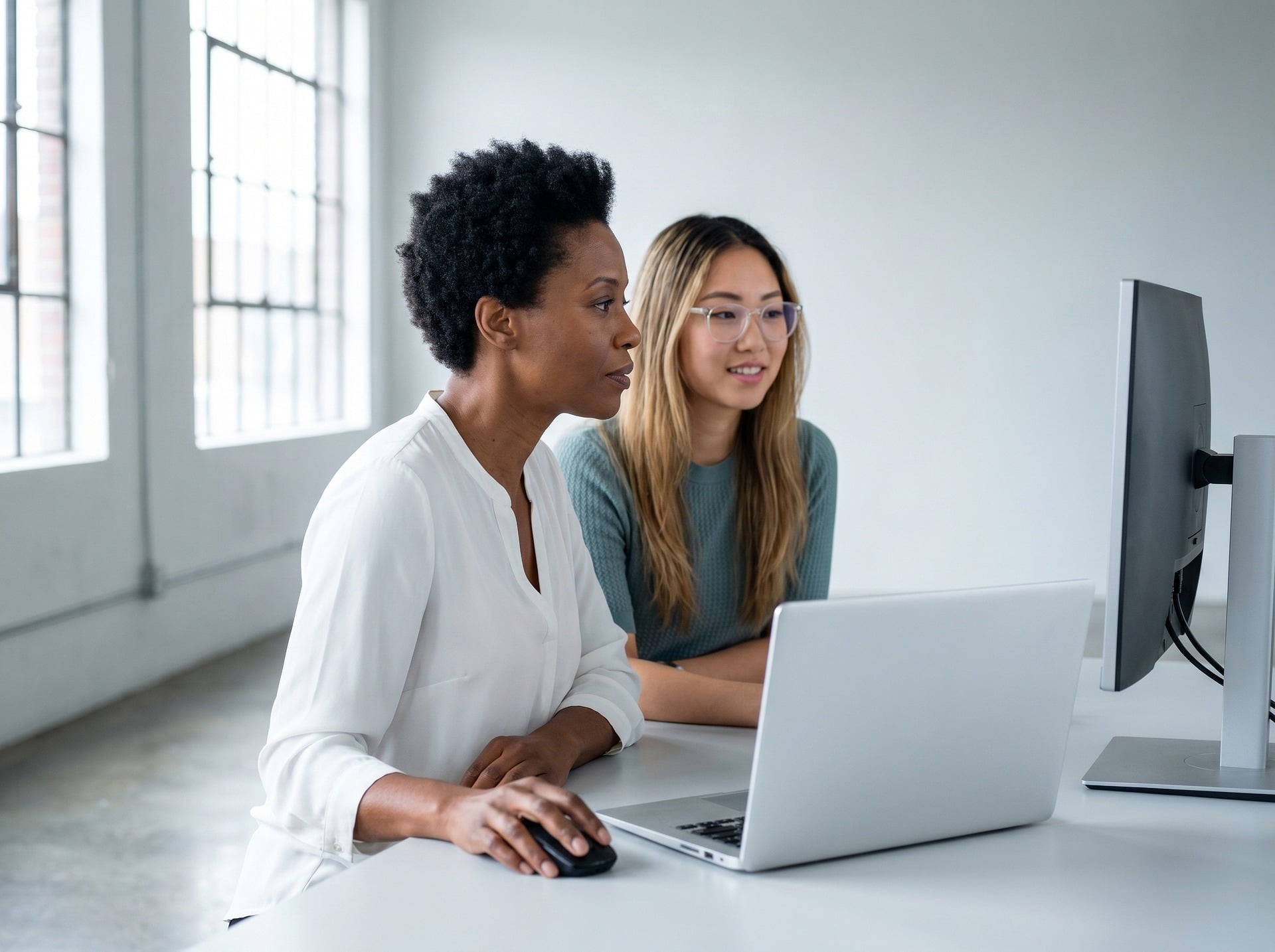 SaaS collaborators discussing a promising venture